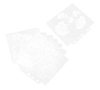 Haofy Modelos de Pintura de Mandala para Manualidades, Plantillas de Mandala Seguras y Divertidas Fijadas para Niños y Adultos, Equipos para Mascotas, 9 Piezas/Kit, para la Fabricación de Tarjetas
