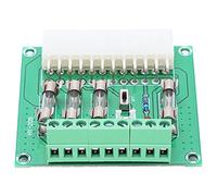 Haofy Módulo Adaptador de Fuente de Computadora de Placa de Alimentación ATX, 20 Pines, 24 Pines, Control de Interruptor de Palanca Fácil de Usar para Placas de Amplificador de Potencia, Material de