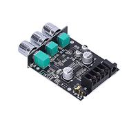 Haofy Módulo Amplificador de Potencia Mini Ajuste Alto y bajo 2x50W Placa Amplificadora de Audio Estéreo para Ingeniería de Sonido Electrónica Industrial con Destornillador Placa Radiante