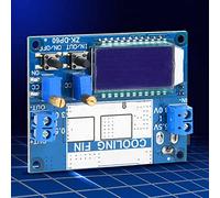 Haofy Módulo Convertidor de Fuente de Alimentación Reductor, Versión Actualizada, Convertidor Reductor Ajustable de 0,5-30 V con Pantalla LCD para Entusiastas de la Tecnología