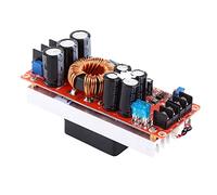 Haofy Módulo Convertidor Elevador DC-DC de Alta Potencia de 1200 W con Ventilador de Refrigeración para Regulación de Voltaje Eficiente, Controlador LED