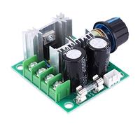 Haofy Módulo de Control del Regulador de Velocidad del Motor de CC de 10 A de Alta Eficiencia para Motores de 12 V-40 V, Corriente Nominal de 8 A, Frecuencia PWM de 13 KHz