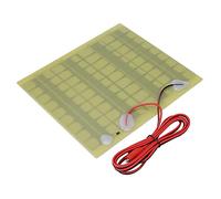Haofy Módulo de Panel Solar de 6 W para Solar Pequeño Portátil, Farola de Patio, Polisilicio Ligero, 198 X 220 Mm