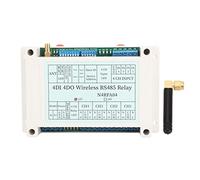 Haofy Módulo de relé Inalámbrico de 4 Canales con Antena Transmisor Receptor Relé para Automatización del Hogar Cámara de Red Monitoreo de Seguridad (Color: N/A) (12V)
