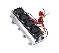 Haofy Módulo Enfriador de Aire de 4 Núcleos de Alta Velocidad para Semiconductores 12 V 30 A, Solución de Refrigeración Eficiente para Estudios de Investigación, Material Ligero Resistente A la