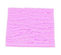 Haofy Molde de Encaje de Fondant en Silicona Rosa, Molde Detallado de Textura de Corteza de Corteza de árbol, Alfombra de Impresión Segura para Microondas para Arte de Azúcar, Adecuado para Elaborar