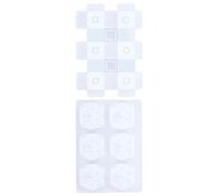 Haofy Molde de Fundición de Resina en Forma de Garra de Gato Limpiable para Hacer Teclas de Bricolaje: Lindos Moldes de Silicona, Molde de Teclas de Resina, de Silicona, de Bricolaje