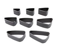 Haofy Molde de Perforación de Cuero, 8 Piezas, Troqueles de Corte de Acero con Alto Contenido de Carbono para Capas Limpias con Borde Afilado, Cortador Hueco para Manualidades, Arcilla Polimérica,