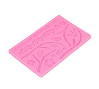 Haofy Molde de Silicona con Flores de Rama, Molde Flexible de Grado Alimenticio para Hornear para Patrones Intrincados de Flores y Pájaros, 200 G, Apto para Horno hasta 450 °F, para Cocinas Pequeñas,