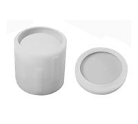 Haofy Molde de Silicona para Tarro de Vela, Tapa en Relieve de 3,54x3,23 Pulgadas