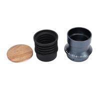 Haofy Molinillo de café Monodosis para Sage Smart Grinder Pro, Aleación de Aluminio con Tapa de Madera de Nogal, Fuelle de Silicona, Deflector Anti Palomitas de Maíz, Limpiador de Posos de café