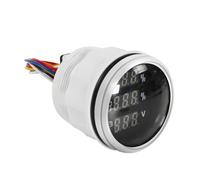 Haofy Monitor de Nivel de Agua para Vehículos Recreativos, Medidor de Voltaje de Aguas Residuales, Pantalla Digital Precisa de 32 V para Tanque Fresco Negro Gris, No Más Desbordamiento, (Diseño 3 en