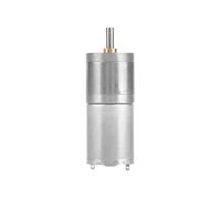 Haofy Motor de Engranajes de CC Resistente Al Desgaste con Larga Vida útil, bajo Calor, Baja Pérdida, Motor de Engranajes de Metal para Cerradura Electrónica, 1 Pieza de 25 Mm 12 V para Equipos de