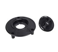 Haofy Motorcycle Gas Cap Aluminum Aluminum Alean Fácil de Operar para R6S FZ7 XSR 900 ABS para Ajuste para Fit For Fit For Ducati Silver
