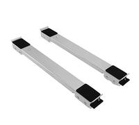 Haofy Mover Muebles de Alta Resistencia, Capacidad de 300 Kg para Electrodomésticos Pesados, Plataforma Rodante para Electrodomésticos con 24 Rodillos, Barra de Palanca de Base Ajustable de 17,7 a