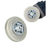 Haofy Muela Abrasiva Piedra de Afilar de Alta Dureza para Herramienta de Cepillado Taladro Tijera Diamante Acero Inoxidable 5,6 Cm Grano 180 para Recorte Familiar Uso Doméstico (malla 180)