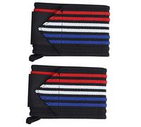 Haofy Muñequera Deportiva con Correa de Compresión Ajustable para Levantamiento de Pesas y Actividades Físicas, Fibra de Poliéster Suave, Paquete de 2 (Muñequeras (un par))