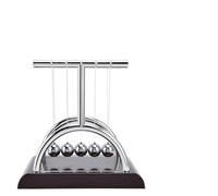 Haofy Newton Cradle Balance Balls, Juguete de Escritorio de Péndulo de Acero de 5,3 X 4,5 X, Pulgadas, Aprendizaje de Física, Alivio del Estrés, Decoración de Oficina, Demostración de Impulso para
