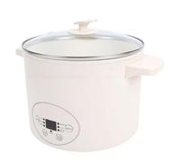 Haofy Olla Arrocera Eléctrica de 2,5 L, Antiadherente, Quemado en Seco, Apagado Automático para Dormitorios, Apartamentos, Mini Cocina para Ramen, Avena, Arroz, Preparación de Comidas para (Enchufe