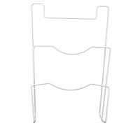 Haofy Organizador de Montaje en Puerta de Gabinete, Soporte para Tapa de Olla de Hierro Forjado, 8,2 X 12,2 X 8 Pulgadas, Instalación sin Herramientas, Diseño de Acceso Hundido, para Gabinetes de