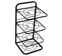 Haofy Organizador de Ollas de 4 Niveles, Estante para Sartenes de Cocina de Altura Ajustable Material de Hierro Compacto Estable para Olla a Presión para Debajo del Fregadero