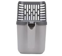 Haofy Pala Integrada para para Gatos con Bote de Basura, Material PP, Operación con una Sola Mano para Control de Olores, Fácil Limpieza, Herramienta Multiusos para Apartamentos Pequeños, Vida