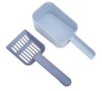 Haofy Pala para Excrementos de Gato, Pala para de Plástico Portátil, Ergonómica y Eficiente para Gatos Domésticos, Almacenamiento de Pie para Uso Doméstico (en Caja Azul)