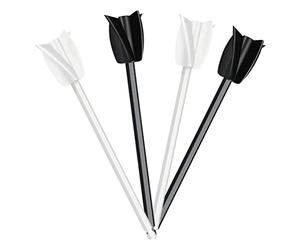 Haofy Paletas Mezcladoras Agitadoras de Pintura Bidireccionales para Taladrar una Mezcla Eficiente de Líquidos Viscosos y Pinturas de Látex, Tamaño de 6,5 X 1,4 Pulgadas, Ideal para Proyectos