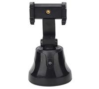 Haofy Palo Selfie Portátil para Exteriores ABS con Seguimiento Facial, Rotación de 360° para Grabación de Vlog, Diseño Ergonómico, Adecuado para/iOS, Negro (Black)