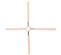 Haofy Palos Cruzados para Entrenamiento de Espalda, Palos Cruzados para Espalda Que Mejoran la Postura Acero Inoxidable Fácil de Usar Desmontable Fácil Almacenamiento para Alisar (Rosa)