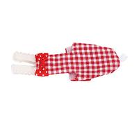 Haofy Pañal para Pájaros con Correa Ajustable para Guacamayos, Traje de Vuelo para Loros de Tela de Algodón con Bolsillo Interior, Cuadros Rojos Suaves y Cómodos, Tamaño M para Loros y Periquitos (S