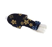 Haofy Pañal para Pájaros, Correa Ajustable para el Hombro, Correa Elástica, Traje de Piloto para Loros, Periquitos, Guacamayos, Cacatúas, Pinzones, para Entusiastas de Las Aves (S Flor Dorada