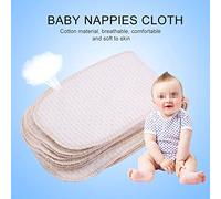 Haofy Pañales de Tela Recién Nacida, Tela de Pañal de Inserción Transpirable para Pañales para Bebés, Lavables Reutilizables para Piel Tierna