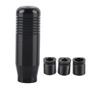Haofy Pandilla de Manual Ponderada para Aleación de Aluminio de, Diseño de Textura sin Deslizamiento, de Palanca de Cambios de Tiro Corto de 3.3 Pulgadas para los Entusiastas de los (BLACK)