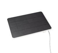Haofy Panel de Carga Solar Cargador de Cámara de Silicio Monocristalino 5V 4W Trabajo Confiable IP65 Impermeable para Accesorios de Cámara (WHITE)