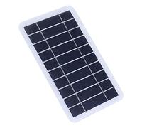 Haofy Panel de Células Solares de Silicio Policristalino de 2W y 5V de Diseño Delgado para Cargar Teléfonos Móviles, Perfecto para Uso en Baterías de Automóviles/caravanas e Conversión