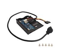 Haofy Panel Frontal USB 3.1, Panel de Unidad de Disquete 4 Puertos Rápido Estable para Chasis (2U+2C 19PIN)