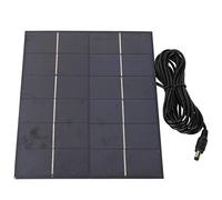 Haofy Panel Solar de 6 V, Diseño Compacto, Cargador de bajo Consumo para Iluminación Exterior y Proyectos de Bricolaje, Material de Silicio Policristalino