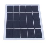 Haofy Panel Solar de Polisilicio, Cargador de Bricolaje para Emergencia Al Aire, Panel Solar de 5 V para Pequeños Proyectos Domésticos, Silicio Policristalino - 3 W 170 X 130 X 2 Mm