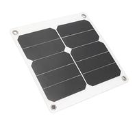 Haofy Panel Solar Plegable de 15 W con Células - Cargador Solar Portátil con Más de 22% de Eficiencia, Salida USB Dual de 5 V para Acampar, Senderismo Al Aire Libre
