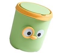 Haofy Papelera de Escritorio, Mini Bote de Basura Portátil para el Hogar, Dormitorio, Mesita de Noche, Bonito Diseño de Dibujos Animados para Dormitorio, Oficina, PP, 8,82 Oz