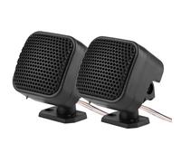 Haofy Par de Parlantes Tweeter Cuadrados para Automóvil de 500 W, Actualización de Audio de Alta Frecuencia para una Fácil Instalación en el Tablero del Vehículo, Paneles de Puertas, Reemplazo del