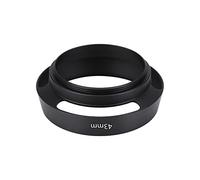 Haofy Parasol de Objetivo de 43 Mm con Pintura Mate, Material Metálico de Primera Calidad, Mejora la Calidad de la Imagen, Tapa Incluida para Fotografía