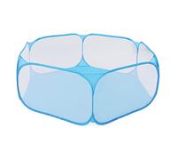 Haofy Parque Infantil Plegable para Mascotas, Tienda Interactiva Portátil Azul Transpirable para Animales Pequeños para Cachorros y Conejillos de Indias (Blue)