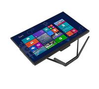 Haofy PC Todo en, con Cámara FHD de 23,8 Pulgadas, Enchufe UE, Computadora AIO, Control Táctil para el Trabajo (4+128G Enchufe de la UE)