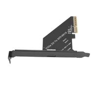 Haofy PCIe 4.0 X4 a Oculink SFF-8612 Adaptador Transferencia de Datos Rápidos Tarjeta de Gráficos Externos para un Dispositivo de Arranque GPU SSD NVME para Wins/