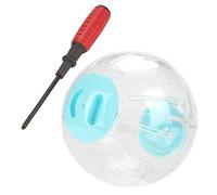Haofy Pelota de Ejercicio para Hámster, Pelota Silenciosa de Plástico, 7,3 Pulgadas de Diámetro, Ideal para Hámsteres Sirios y Enanos, Juego Interactivo y Sujeción Temporal (Blue)
