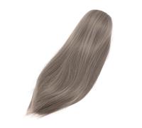 Haofy Peluca de Muñeca 1/4, Estilo DIY, Pelo Largo y Liso, Peluca de Muñeca Articulada con Bola para Muñecas de 18,5-21cm, 7-8 Pulgadas, Regalo Ideal para Vacaciones (Gridelín)