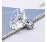 Haofy Perillas de Puerta de Gabinete con Forma de Calabaza de Cristal, Tiradores de Cajones Duraderos para Piezas de Hardware de Armarios, 5 Manijas Acrílicas de Estilo Europeo para Cajones, Puertas