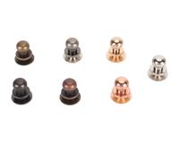 Haofy Pernos de Botón Redondos Resistentes, 7 Piezas, Colores Surtidos, Remaches de Perilla de Tornillo a Prueba de Herrumbre para Bolsos